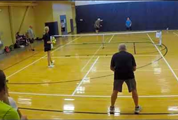 2017 Branson Pickleball - MXD 3.5 55-59 Gold - Burns/Lee vs Hines/Crow (Partial)