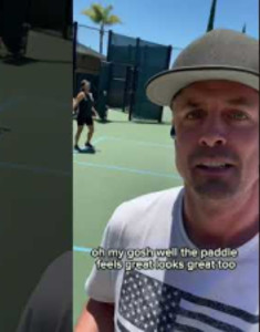 Gamma Voltage Pickleball paddle to intimidate kids