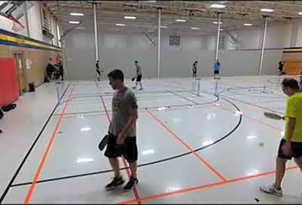 Week 10 Game 3 Winter 2017 Pickleball Ladder League