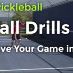 Pickleball Wall Drills - Practice With Wall - Train yourself with wall -...