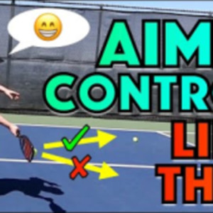 How to AIM Your Shots In Pickleball &amp; Have Better Ball Control