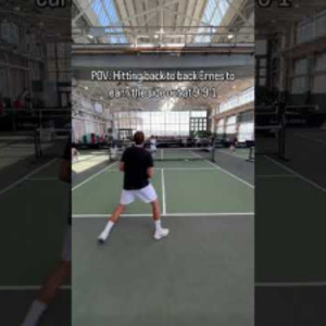 Hit at least 7 Ernes in the 3 set match #pickleball #trickshots