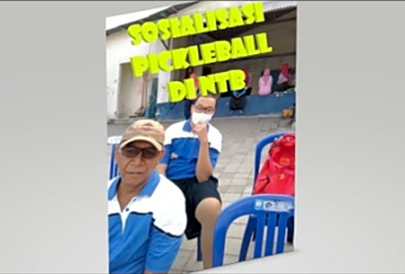 Pickleball Menggoyang Pagesangan Indah Provinsi NTB