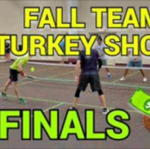 Fall Team Turkey Shoot Pickleball Finals Men&#039;s Doubles match