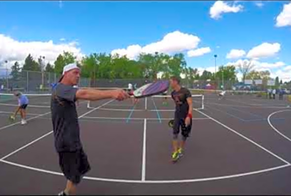 Battle of the Paddle at The Edmonton Pickleball Club 3.5 Gold Medal Match Game 3 (best of 3)