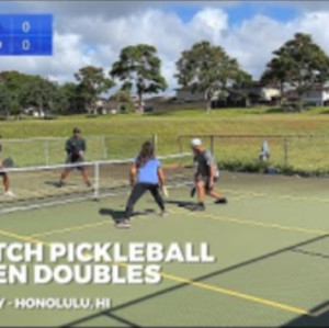 Pickleball Open Doubles - Zach/Evan vs Emily/Ryan