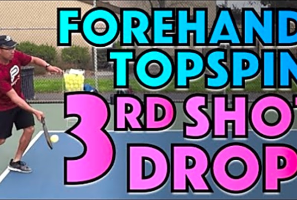 Topspin Forehand 3rd Shot Drop - How to hit an offensive 3rd shot drop (Advanced)