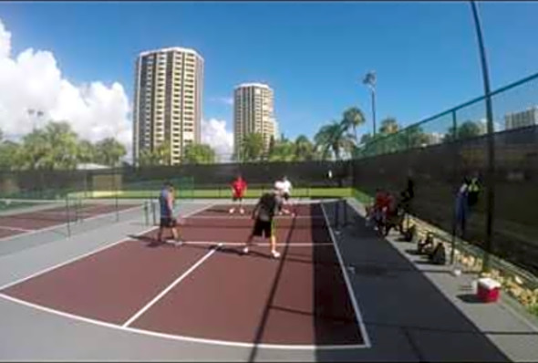 Crazy pickleball point