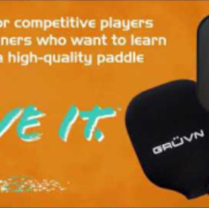 GRUVN Pickleball Paddles - RAW-16H - 16mm T700 raw carbon fiber USA Pick...