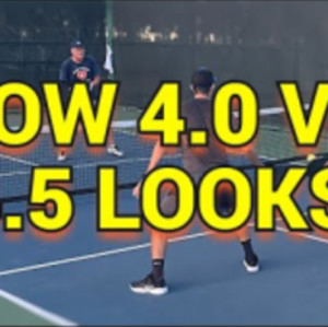 This is What Pickleball 4.0 vs 4.5 Looks Like