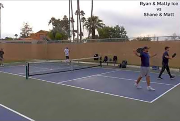 Pickleball Game: 02/03/23 - Ryan/Matty Ice vs Shane/Matt