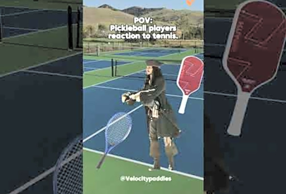 Pickleball Reacts #pickleball #shorts #velocitypaddles