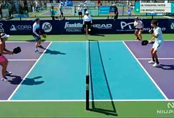 ESQUIVEL/YATES VS BRIGHT/TARDIO Punta Gorda Open (APP) Professional Pickleball Mixed Doubles