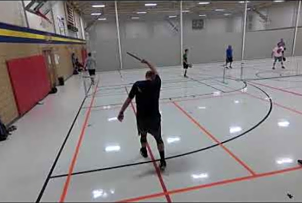 Game 1 Week 3 2017 Winter Pickleball Ladder League
