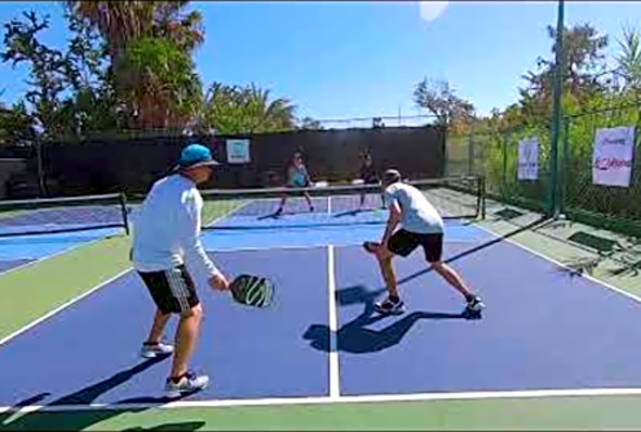 Los Cabos Tournament 4.0 Pickleball Men&#039;s Doubles: Edgar/Connor vs Mike/Lawrence