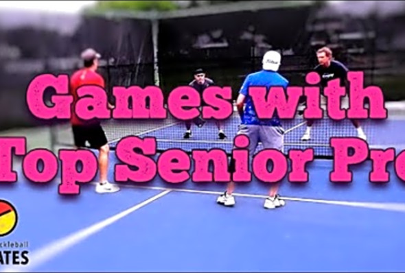 Pickleball Men&#039;s Doubles Featuring Top Senior Pro Jaime Oncins