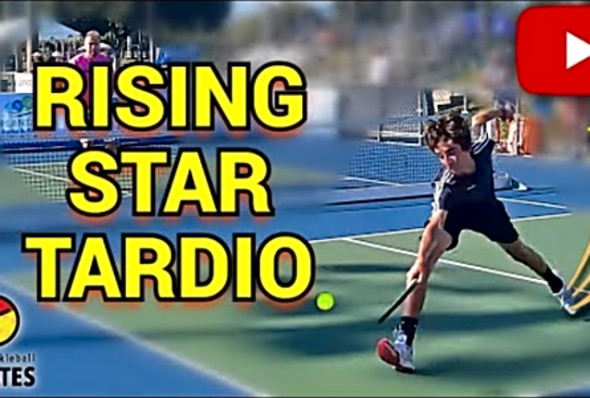 Rising Star Tardio in Pickleball Pro Men&#039;s Singles 1st round