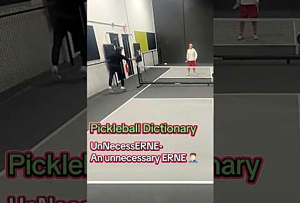 Too much #pickleball #erne #overkills #pickleballers