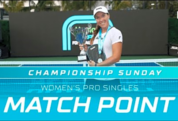 MATCH POINT: Fudge vs Sewing - APP Tour - Gold Medal