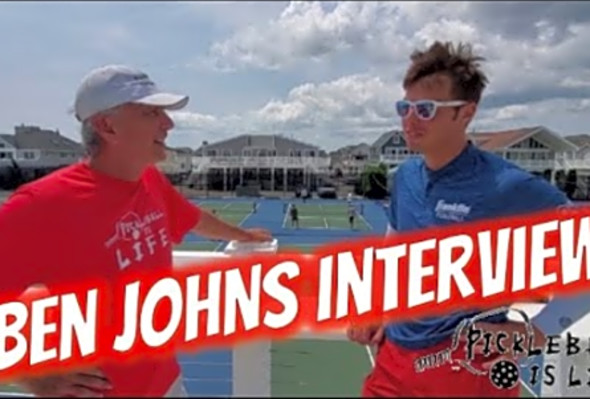 Ben Johns Interview - #1 Pro Pickleball Player