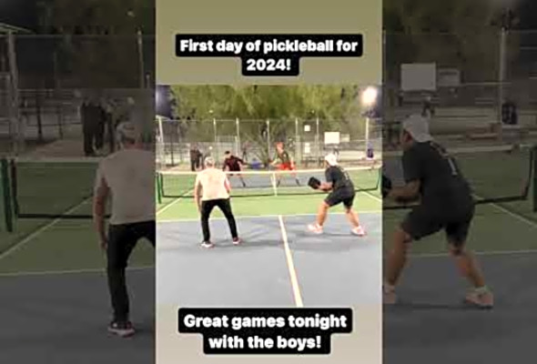 Great game tonight! #pickleball #pickleballhighlights