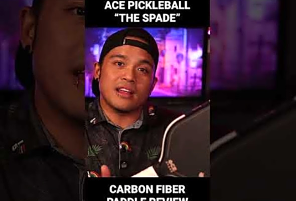 Best Carbon Fiber Paddle?! Ace Pickleball &quot;The Spade&quot; Review #pickleball