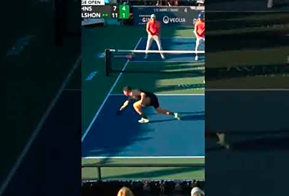 Jaw-Dropping Saves #shorts #pickleball