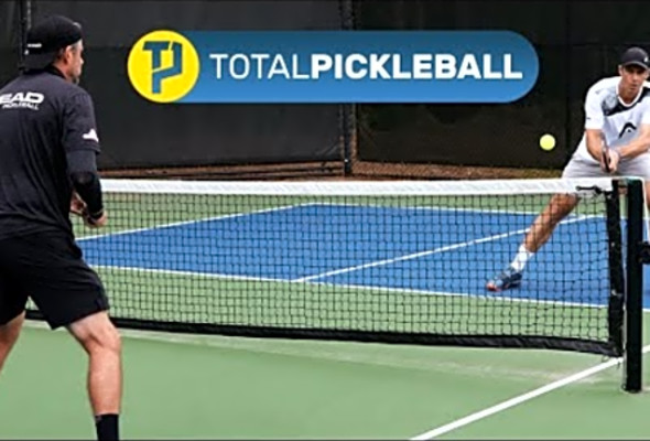 Team HEAD Pickleball: How to prepare for a tournament - quick dinking warmup with good footwork!