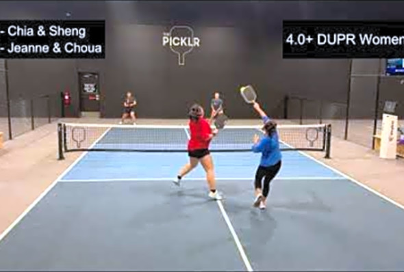 4.0 DUPR - Women&#039;s Pickleball - Choua &amp; Jeanne