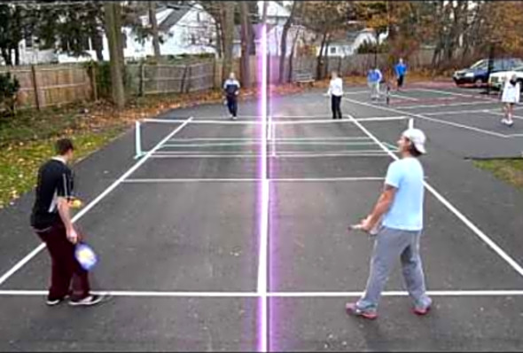 Valenti Sports Pickleball in HD. 3 second lob Joe Valenti Josh Glea