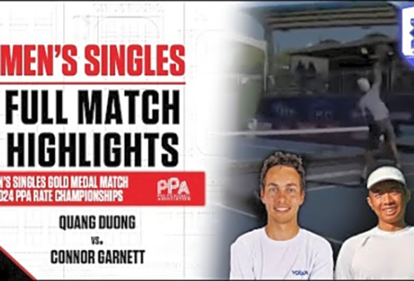 2024 PPA Rate Championships Men&#039;s Singles Gold Medal Match - Connor Garnett vs. Quang Duong