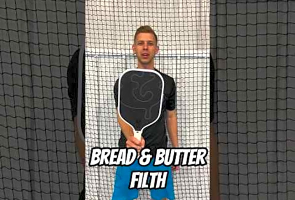 Bread &amp; Butter Filth Paddle Test #pickleball #pickleballtips #paddlereview #paddle