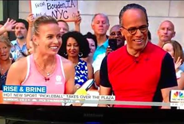 Pickleball on NBC Today Show 7-29-2019