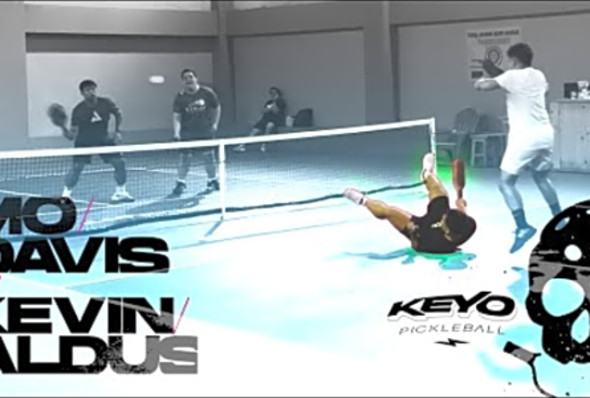 Mo/Davis vs. Kevin/Aldus Men&#039;s Doubles Pickleball game at Tierra Pickleball Club