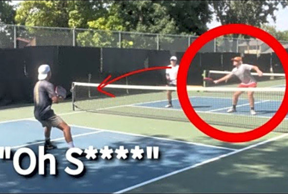 Pickleball But It&#039;s Just Hitting The Ball As Hard As Possible