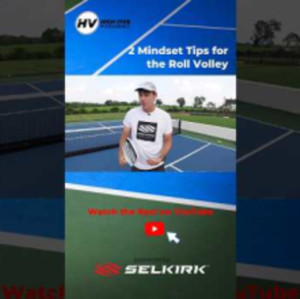 How to Hit Better Roll Volleys in Pickleball #pickleball