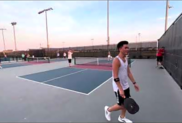 Pickleball Game #51 - Ian/Daniel vs Eric/Julie