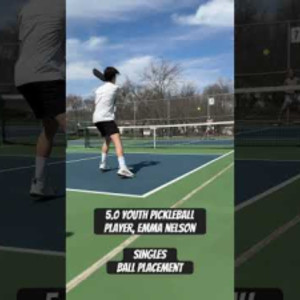 13 yr old from Omaha practices before next PPA Tournament! #ppa #pickleb...