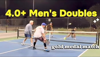 GOLD MEDAL MATCH- 4.0 Men&#039;s Doubles Pickleball Tournament Uncut Footage (2024)