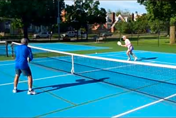 Toui Fun Practice: Pickleball 4th Shot Volley Against 3rd Shot Drive