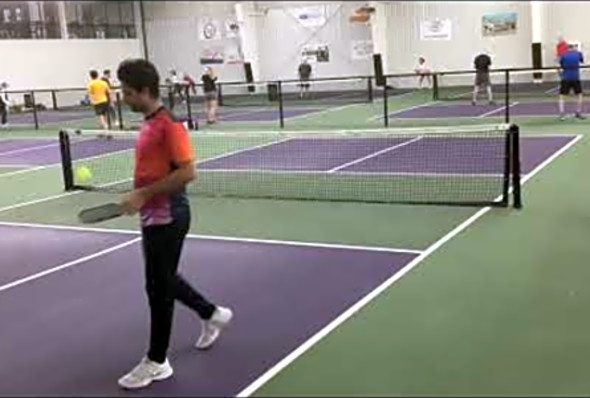 Play Hard Pickleball gets to play with the young fast guys