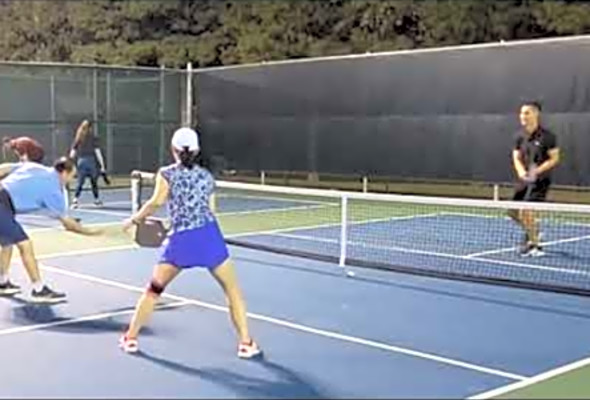 Lily / Ben vs Glenn / Rich All the good points Pickleball match play highlights Oct 1st