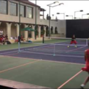 Pickleball Champs Showcase Game at LA Tennis Club