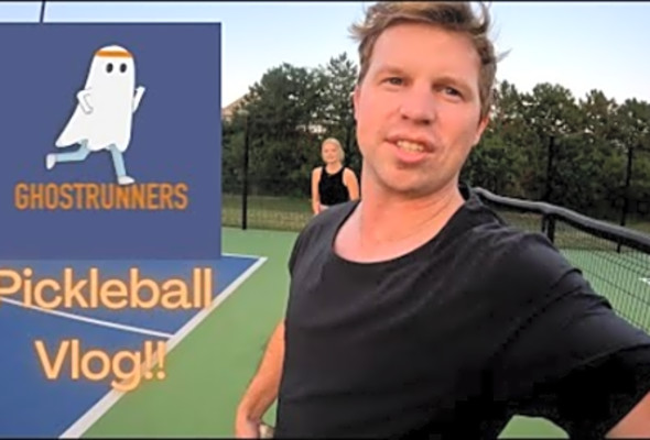 Pickleball with Ghostrunners Celebrities! Vlog feat. Jake, TGR, Isaac, Panther, &amp; Sam - Part 1