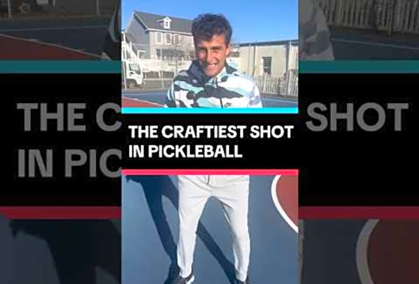 The CRAFTIEST shot in ALL of pickleball #pickleball #pickleballtips #shorts