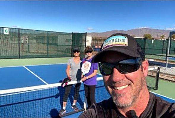 Live pickleball lesson