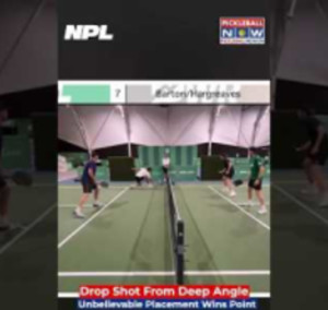 Drop shot from another planet! Opponent had no chance! #shorts #ytshorts...
