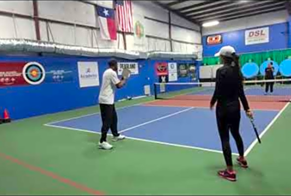 Advance Mix Doubles Pickleball Houston TX