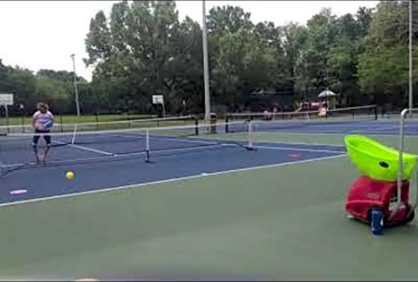 Pickleball Drills at Diamond Farms, Gaithersburg, MD 6/5/2020