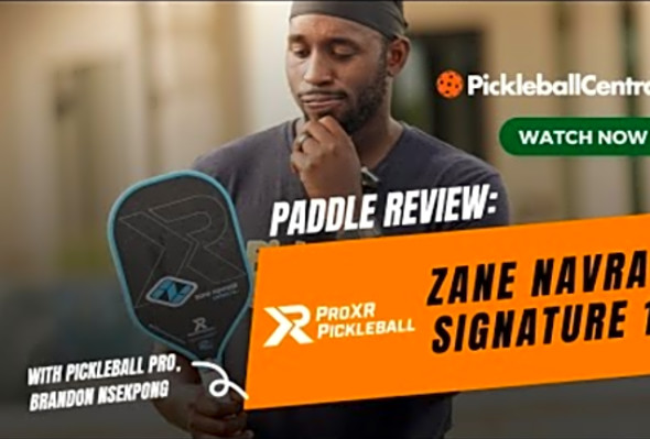 Review of the ProXR Zane Navratil Signature 14 Pickleball Paddle